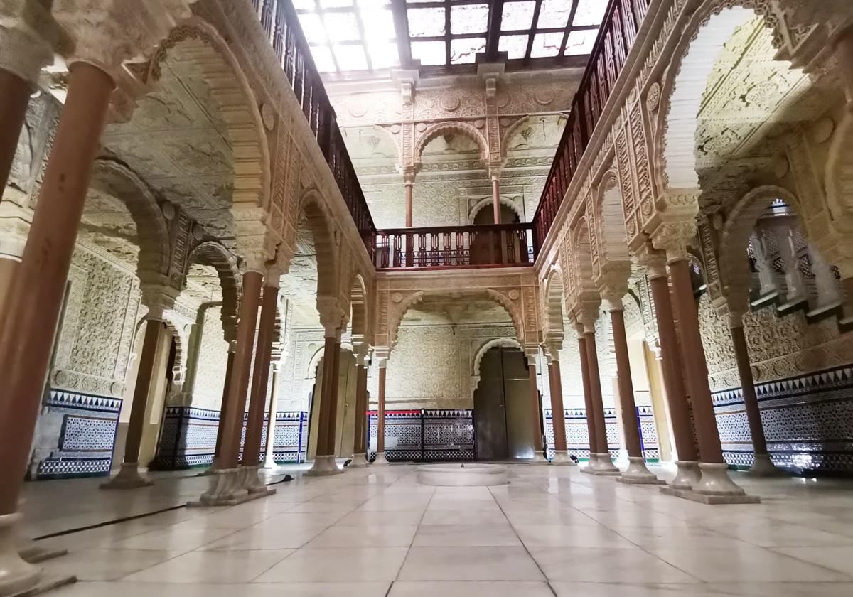 Entrada de la Casa Penalva de Huéscar que va a ser rehabilitada