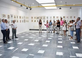 Inauguración exposición de Francisco Polaino, en la Casa de la Cultura de Baza