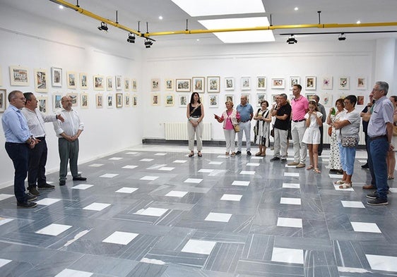 Francisco Polaino expone su obra pictórica en la Casa de la Cultura de Baza