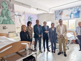 Delegados, concejala, alcalde y director del Área Sanitaria