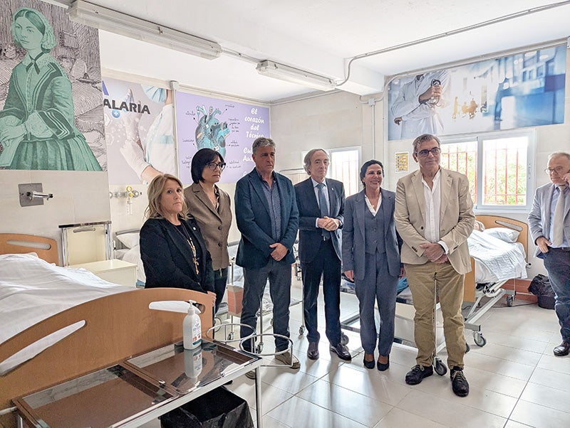 Delegados, concejala, alcalde y director del Área Sanitaria