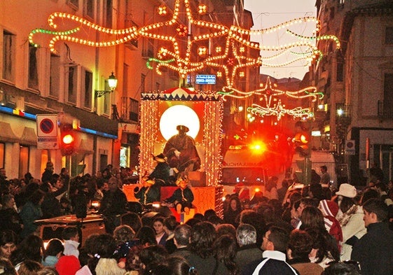 Foto de archivo Cabalgata Reyes Magos en Baza