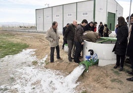 Inauguración en el regadios Campo Vega Baza en el año 2015