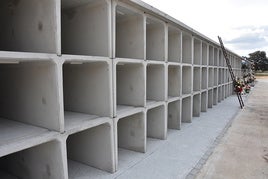 Nuevos nichos del cementerio Sacramental Nuestra Señora de la Piedad de Baza