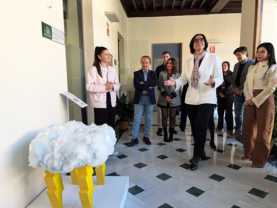 Exposición de la Escuela de Arte de Huéscar en la sede de la Junta en Granada