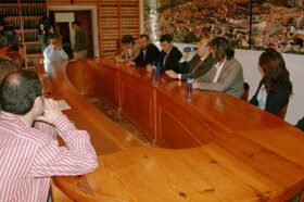 El presidente de Diputación visita Baza