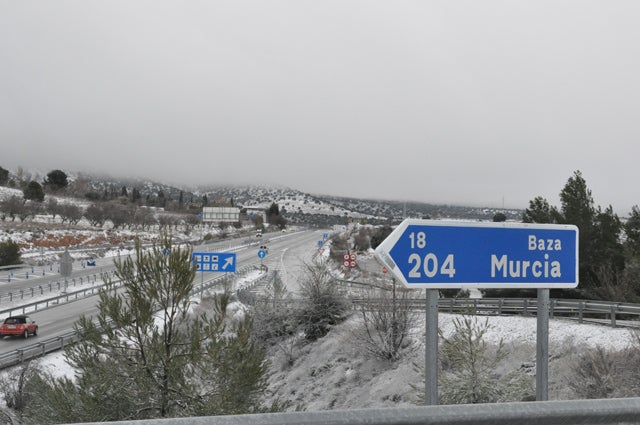 Se confirma la  alerta de nevadas en Baza para mañana jueves