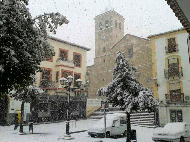 Riesgo de nevadas en Baza y Huéscar  durante las primeras horas del viernes 1 de marzo