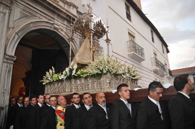 La Virgen de la Piedad en el día grande de la feria de Baza