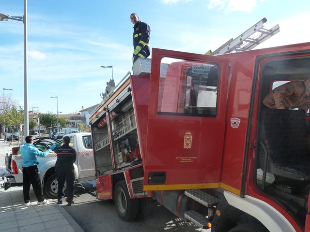 El camión de bomberos que se partió en dos volverá a estar operativo en 15 días
