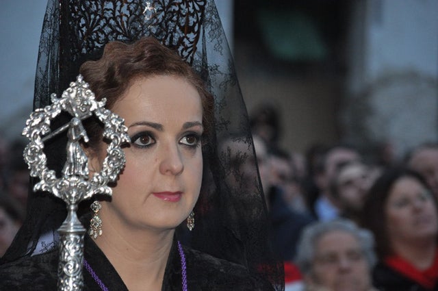 Carmen García Cabrera pregonera  del  Nazareno y Victoria de Baza