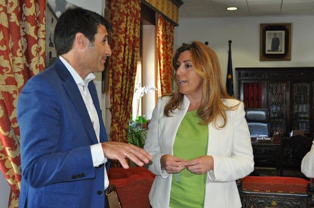 Susana Díaz pide a Rajoy dinero del Plan Juncker para la Autovía del Almanzora, tramo Baza-Albox