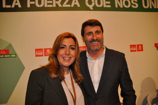 Susana Díaz se compromete en Baza a terminar la Autovía del Almanzora