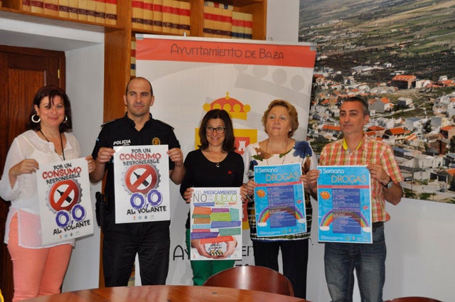 Ad-Hoc, el Ayuntamiento y el Centro de Salud de Baza ponen en marcha una campaña contra las drogadicciones