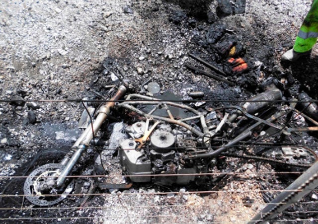 Un motorista herido grave al sufrir un accidente en la A-92