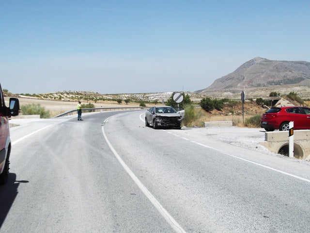 Dos mujeres heridas en accidente de tráfico en la carretera de Zújar