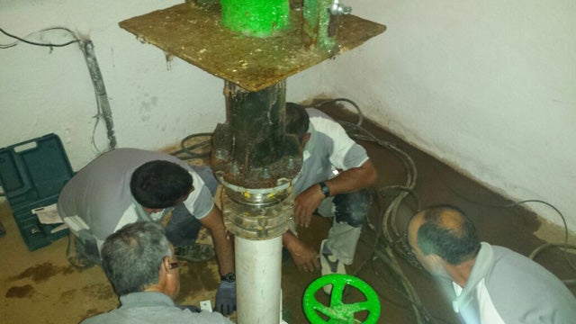 Caniles sin agua por la rotura de la bomba de extracción