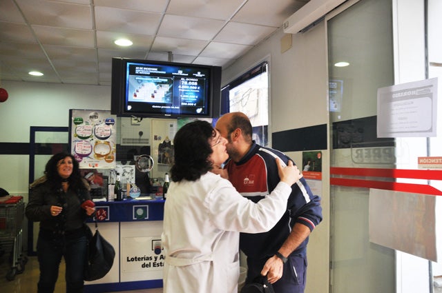 Un décimo del 18102 correspondiente a un quinto premio vendido en Cúllar