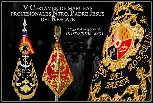 Hoy se celebra en Baza el V Certamen de Marchas Procesionales Jesús del Rescate