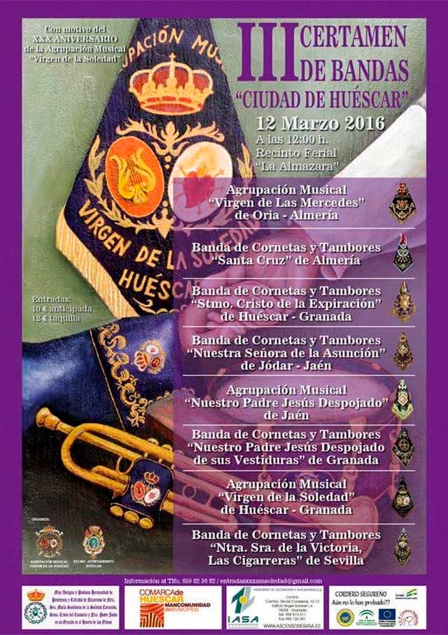 Huéscar capital de la música de Semana Santa