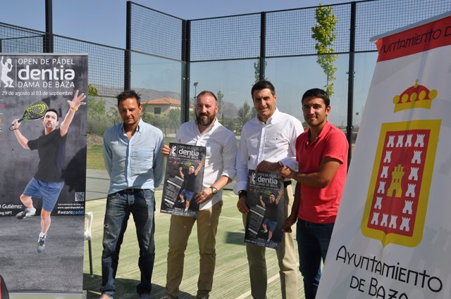 El Open de Pádel Dentia 'Dama de Baza' será "un evento deportivo y social"