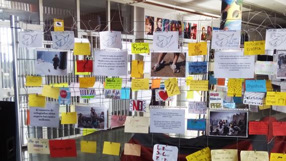La tragedia de los refugiados en la semana de la Paz en el IES José de Mora de Baza