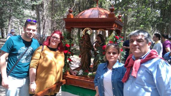 Las Santas Alodía y Nunilón en Huéscar durante 50 días