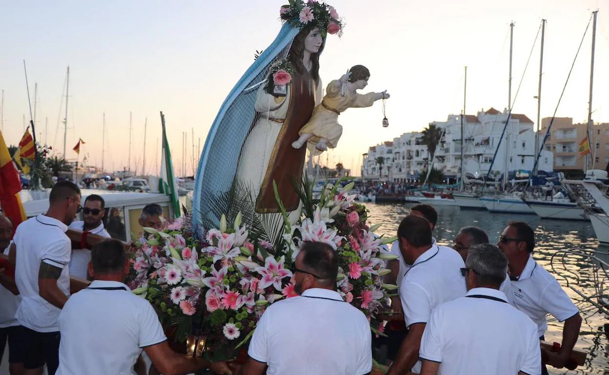 Balerma y Almerimar celebran la Procesión de su Virgen del Carmen