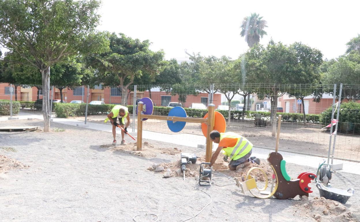 Arrancan las obras en el parque Francisco Navarrete