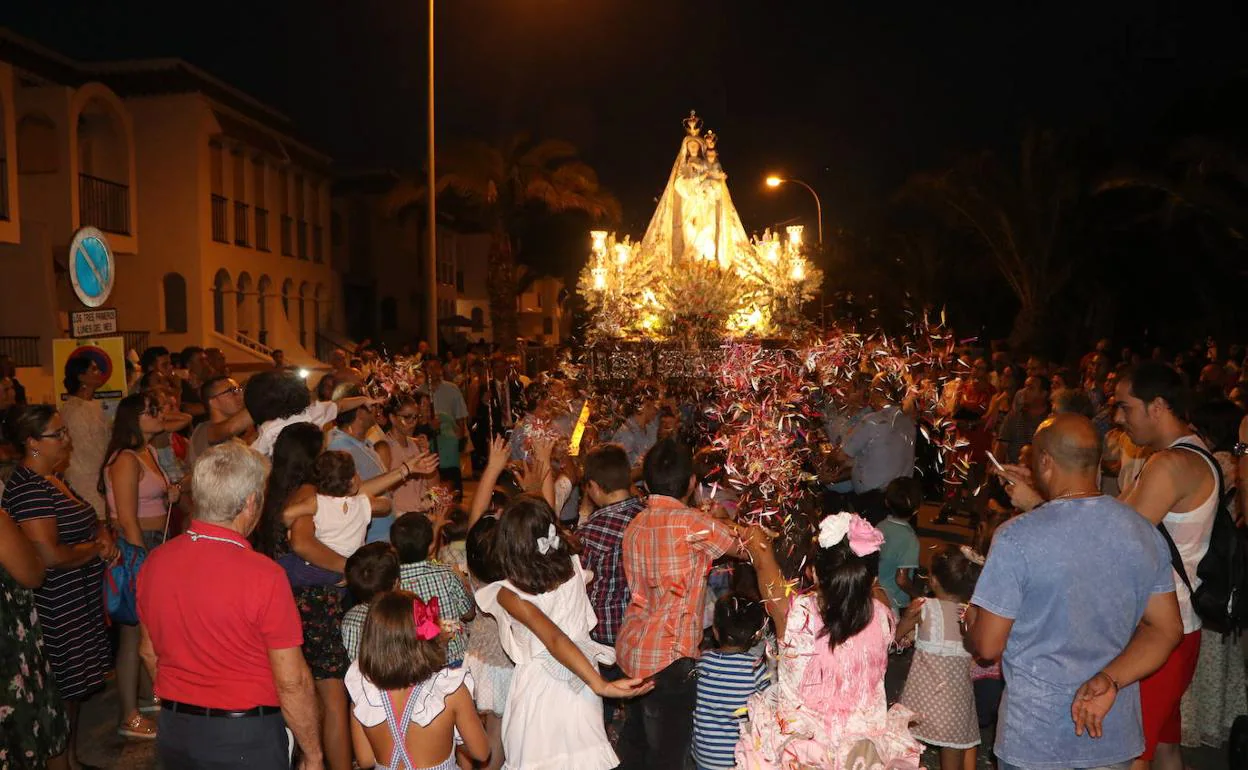 Arrancan las fiestas en honor a la Virgen de las Mercedes del núcleo de Balerma