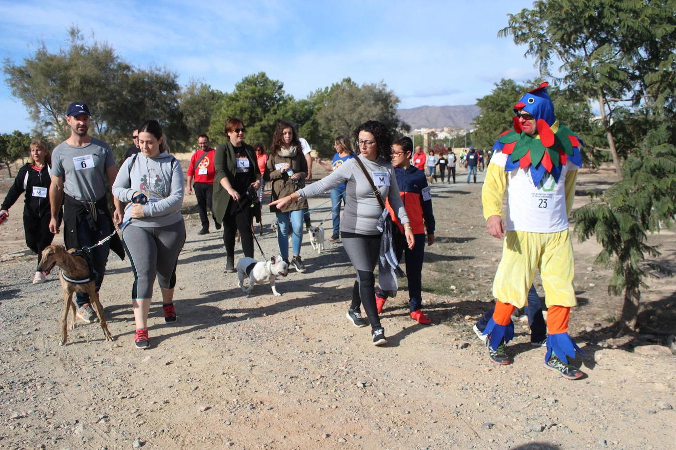 Concienciar y colaborar en una actividad deportiva, familiar y divertida. Esa fue la propuesta en la mañana de ayer de la asociación Soy Especial yQué con su segunda edición de la Masco Running. Una carrera cuya particularidad fue que había que correrla con una mascota bien real o en peluche, pero que también permitía hacerlo disfrazado de animal. Todo ello para de una manera divertida y amena concienciar sobre la importancia de cuidar a los animales y su tenencia responsable, al tiempo que dar a conocer los distintos refugios y asociaciones de animales que hay en el entorno.