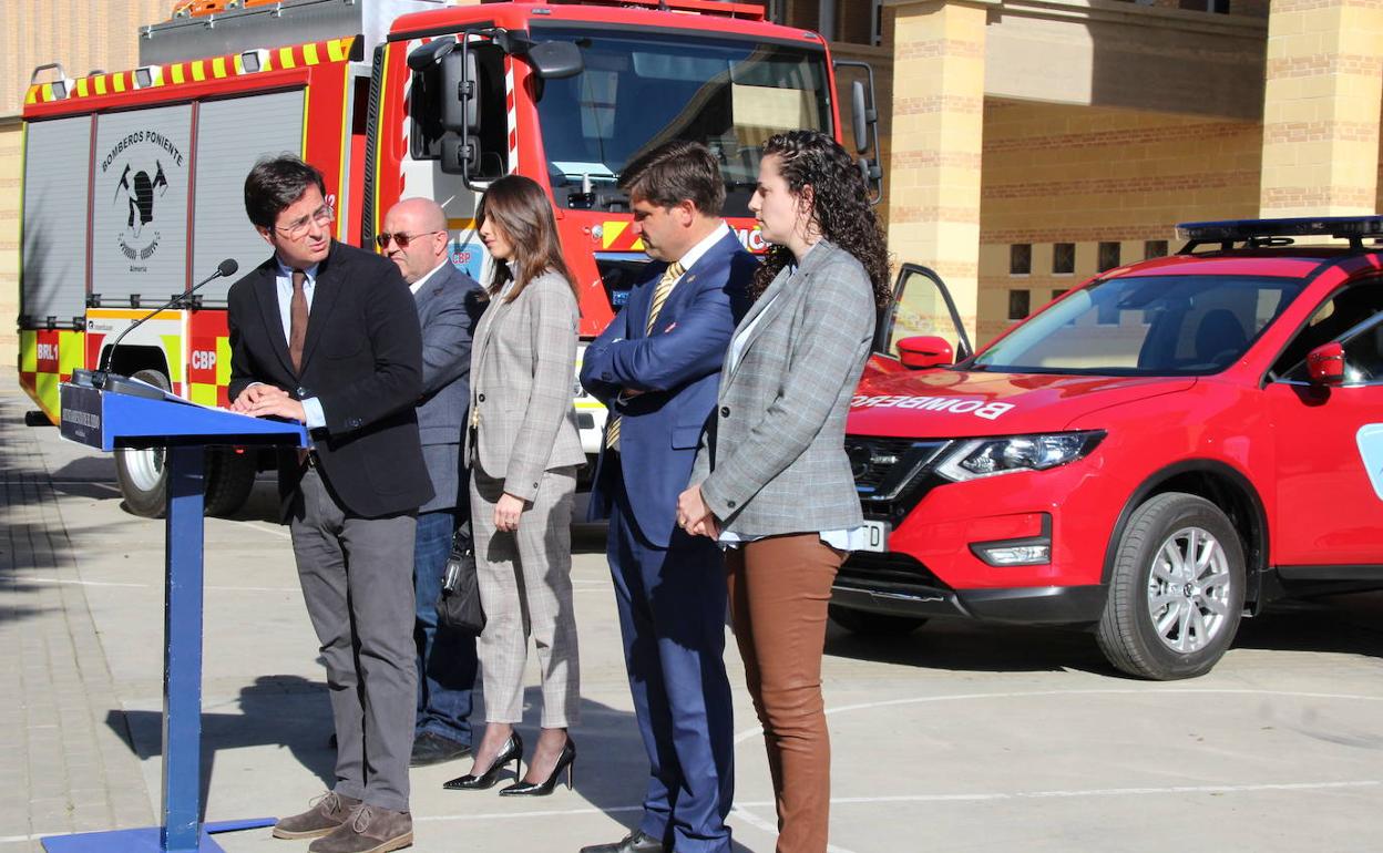 El Consorcio de Bomberos del Poniente incorpora tres nuevos vehículos a su flota