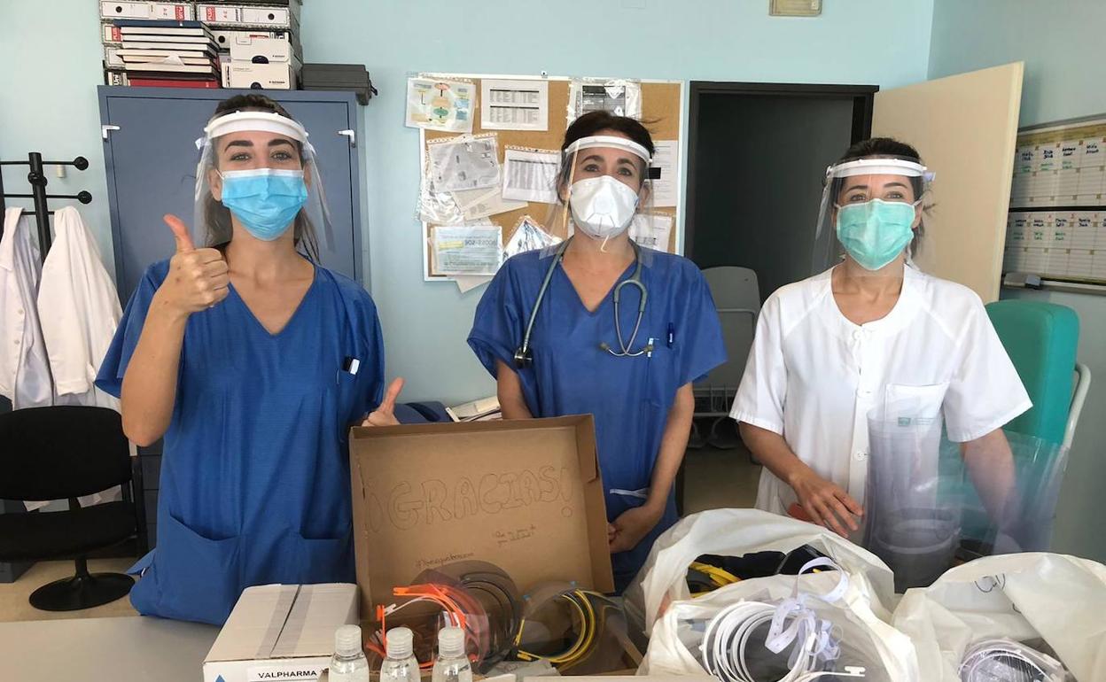 Las donaciones permiten al Poniente asegurar los equipos de protección de profesionales al frente del Covid-19