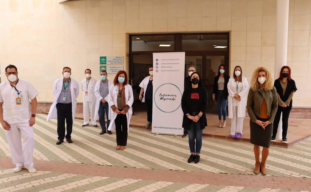 Profesionales del Hospital de Poniente saltan fronteras con 'Enfermeras Mejorando'