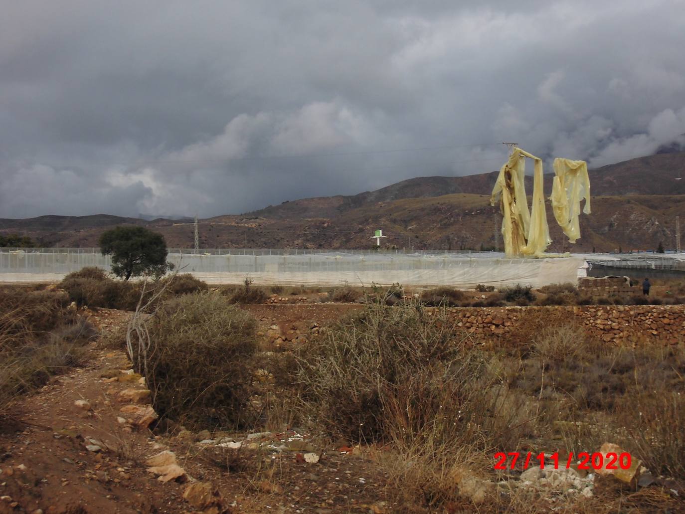 Los desperfectos se han producido en explotaciones bajo plástico localizadas en Pampanico y Ejido Norte