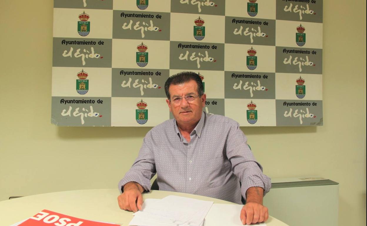 José Miguel Alarcón, secretario general del PSOE en El Ejido y concejal. 