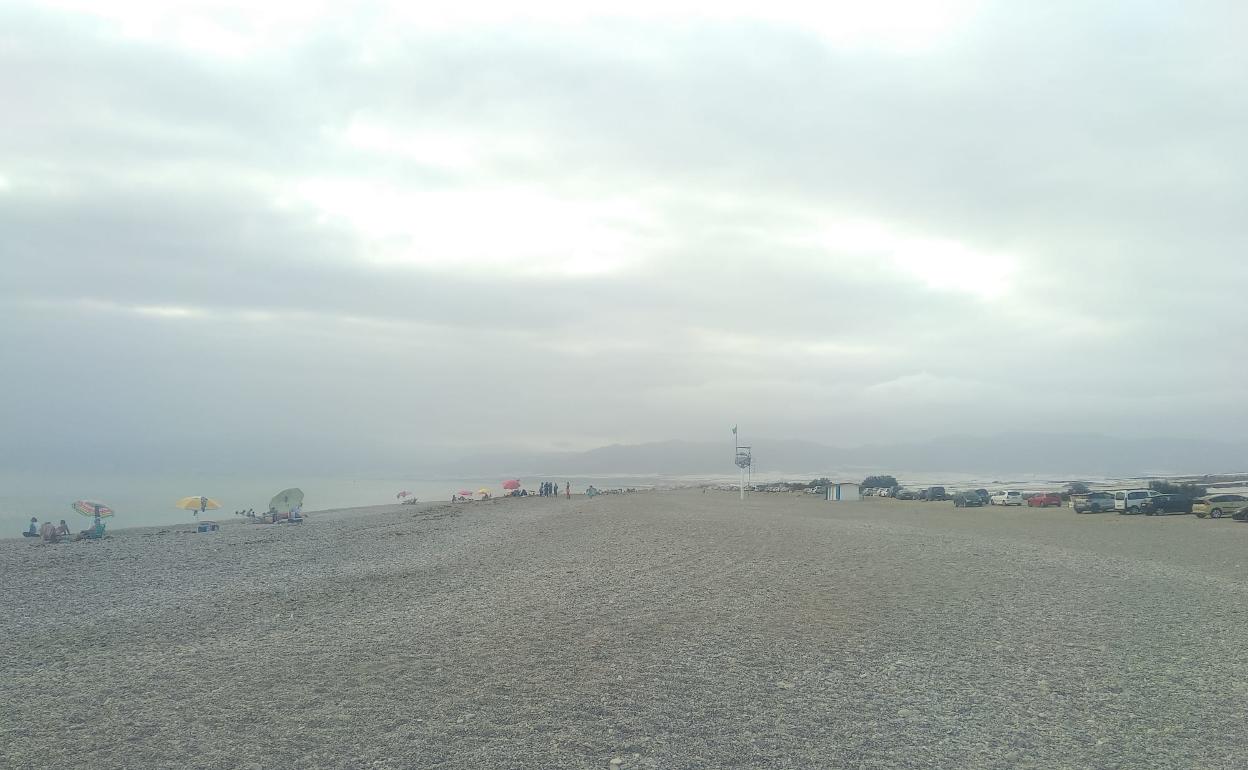 Zona de la Peña del Moro de donde se extrajo la arena para Balanegra. 