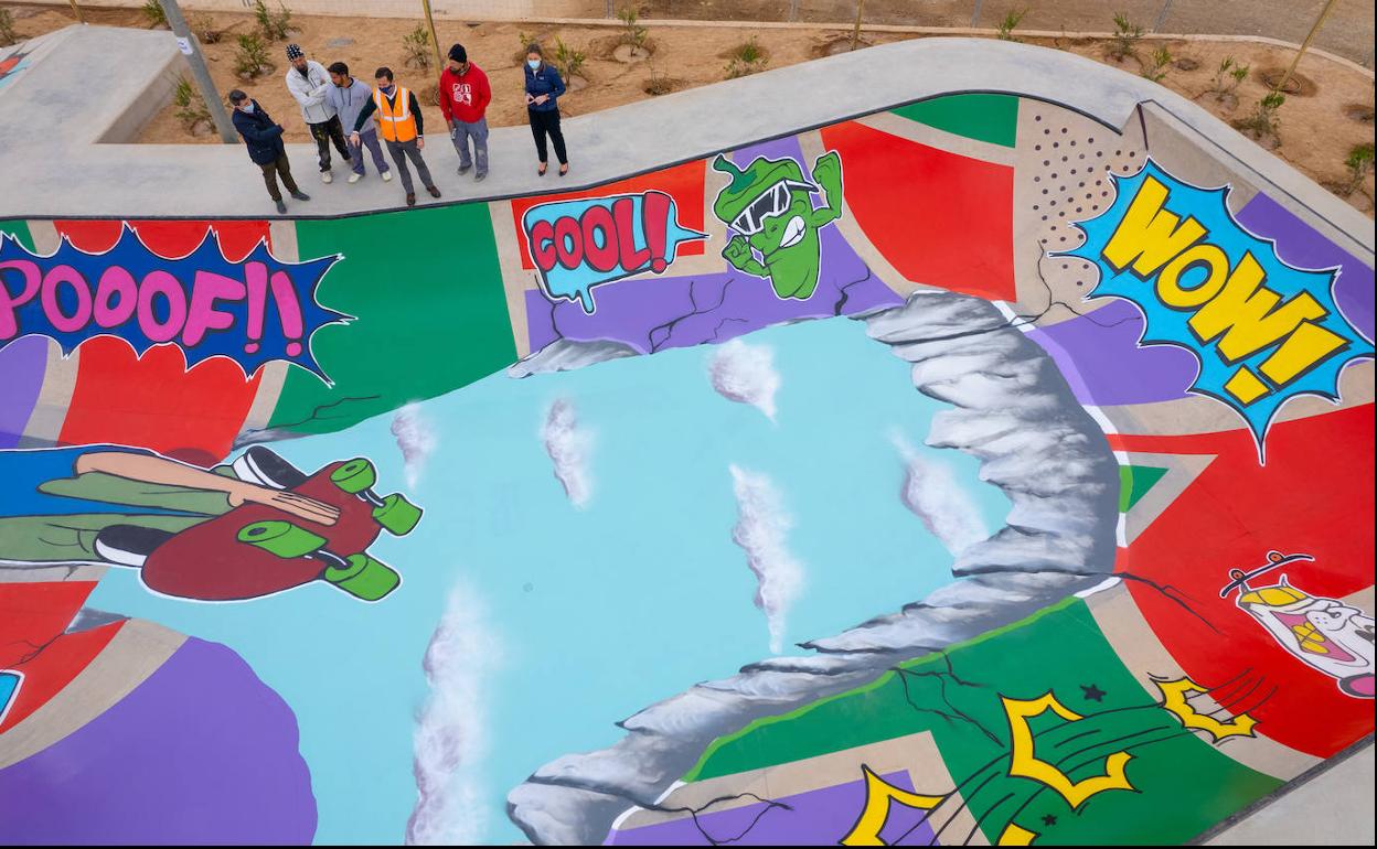 El nuevo skatepark abrirá el sábado con exhibiciones deportivas, baile y música