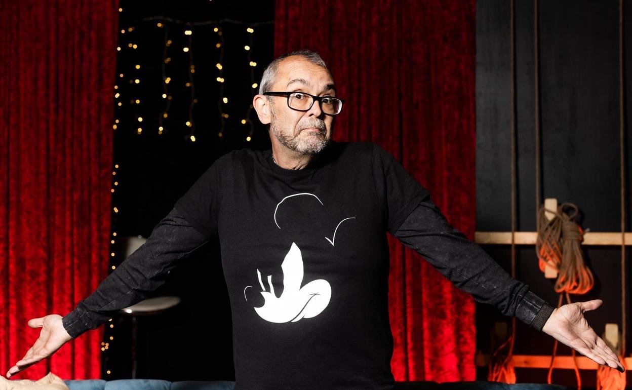 Arturo González-Campos durante una de sus actuaciones. 