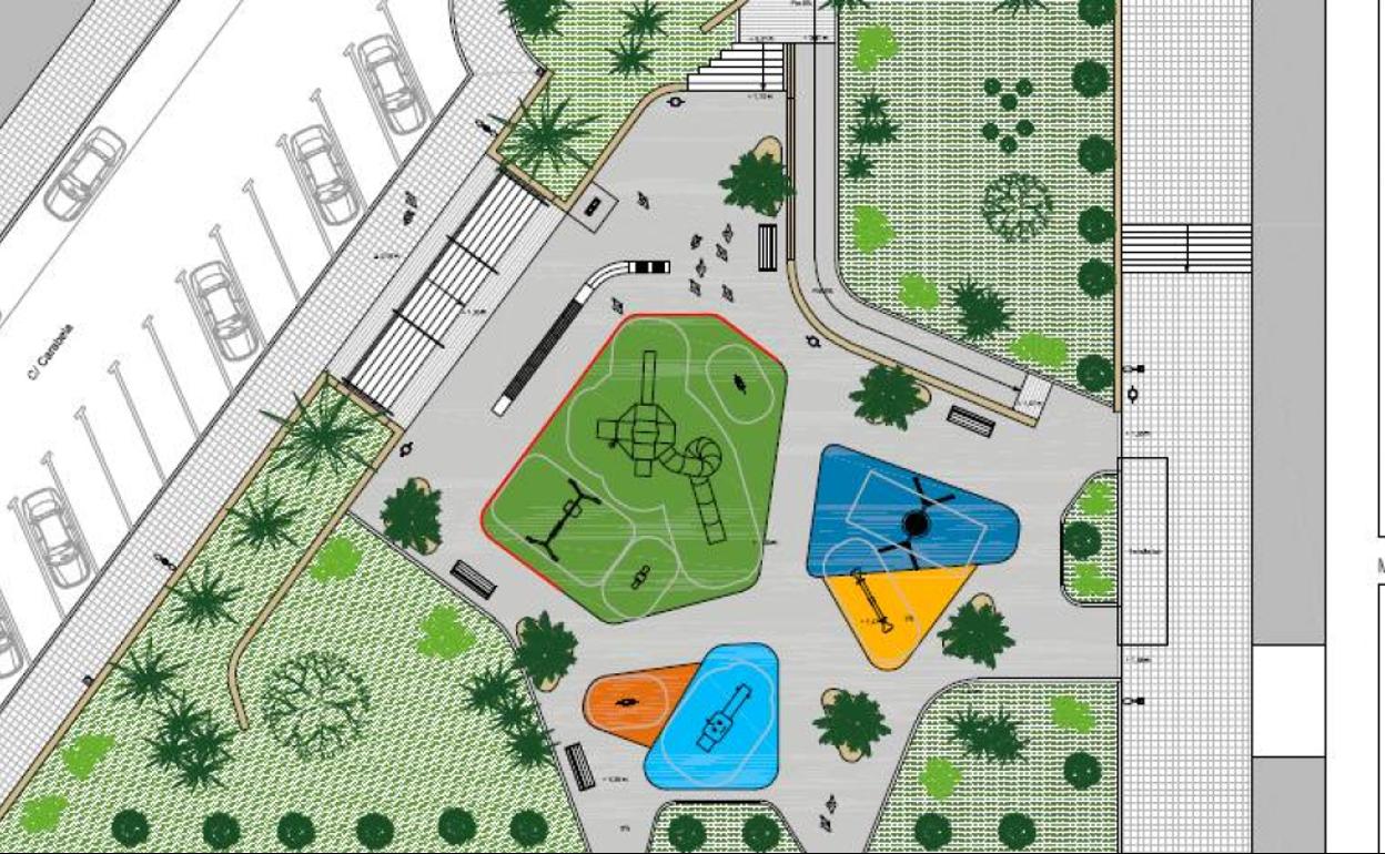Adjudicadas las obras de remodelación de la Plaza Carabela en Almerimar
