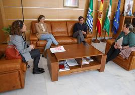 Virginia Gutiérrez, Delia Mira, Francisco Góngora y Lucía Segura.