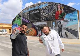 La historia de Santa María del Águila, en un grafiti