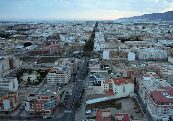 Vista de la localidad de El Ejido.
