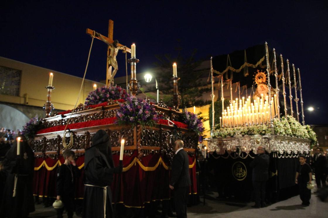 Santa María del Águila vive con fervor su Viernes Santo