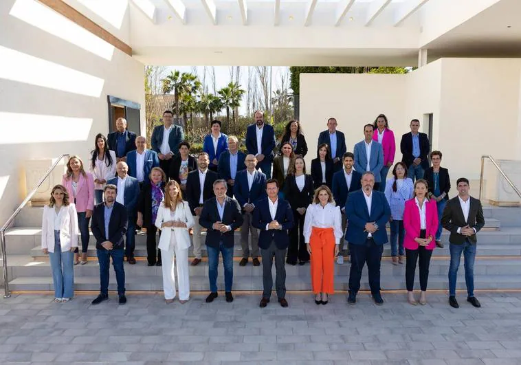Los 25 candidatos de la lista del PP a la alcaldía de El Ejido.