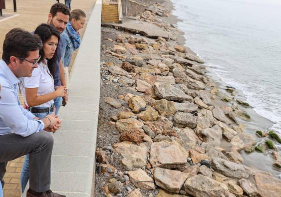 Góngora pide a Costas la publicación del estudio completo sobre la regeneración de la playa de Balerma