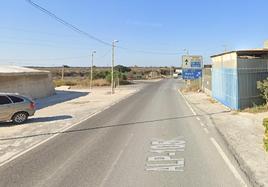 Carretera AL-4302, donde se ha producido el accidente