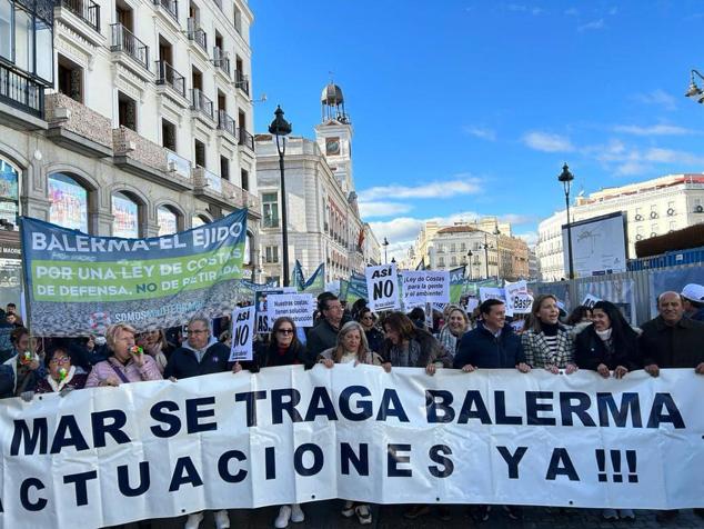 Fotos: Así fue la manifestación de los vecinos de Balerma en Madrid