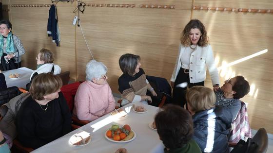 Desayuno de convivencia de los 180 alumnos del Taller de Memoria para iniciar 2024
