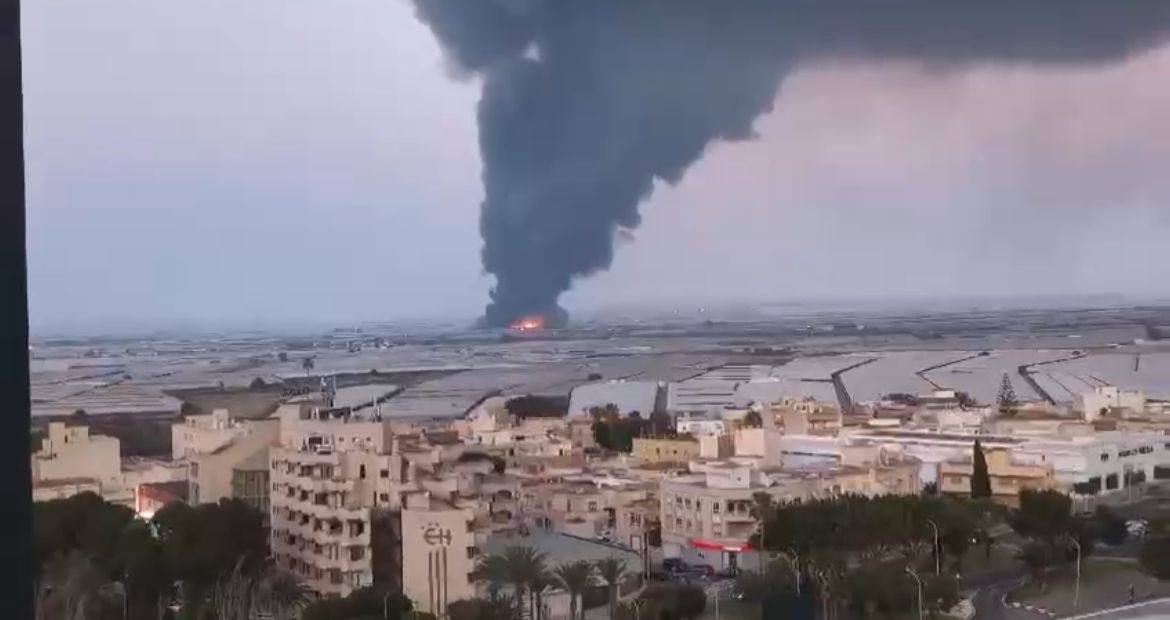 El incendio de Mabe, en imágenes